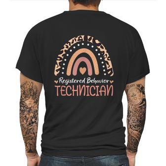 Registered Behavior Technician Rbt Behavioral Aba Therapist Graphic Design Printed Casual Daily Basic Mens Back Print T-shirt | Favorety UK