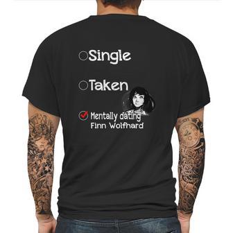 Relationship Status Mentally Dating Finn Wolfhard Shirts Hoodie Sweater Long Sleeve Mens Back Print T-shirt | Favorety