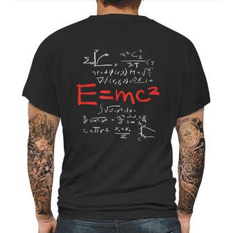 Relativity Theory E Mc2 Theory Equation Physics Study Graphic Design Printed Casual Daily Basic Mens Back Print T-shirt | Favorety