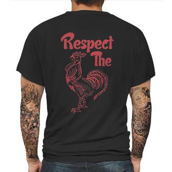 Respect The Sriracha Hot Sauce Officially Licensed Fitted Mens Back Print T-shirt | Favorety UK