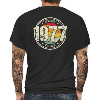 Retro 45 Years Old Vintage 1977 Limited Edition 45Th Birthday Mens Back Print T-shirt | Favorety UK