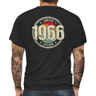 Retro 56 Years Old Vintage 1966 Limited Edition 56Th Birthday Mens Back Print T-shirt | Favorety