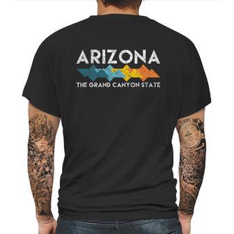 Retro Arizona Az The Grand Canyon State Hiking Backpacking Cool Gift Graphic Design Printed Casual Daily Basic Mens Back Print T-shirt | Favorety UK