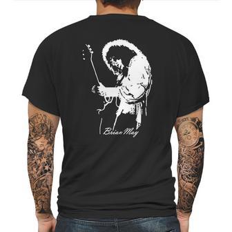 Retro Graphic Brian May Art Mens Back Print T-shirt | Favorety