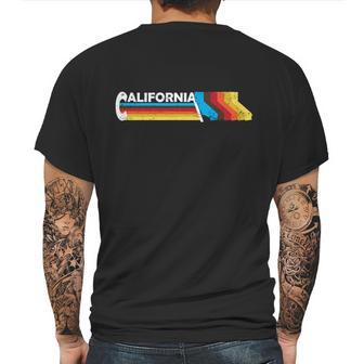 Retro California Colorful Logo Mens Back Print T-shirt | Favorety UK