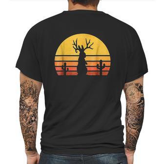 Retro Eighties Jackalope Mens Back Print T-shirt | Favorety CA