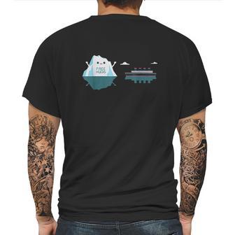 Retro Funny Titanic Cruise Ship Iceberg Mens Back Print T-shirt | Favorety UK