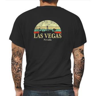 Retro Las Vegas Nevada Vegas Strip Sin City Souvenir Mens Back Print T-shirt | Favorety DE