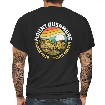 Retro Mount Rushmore National Memorial Vintage 80S Graphic Mens Back Print T-shirt | Favorety