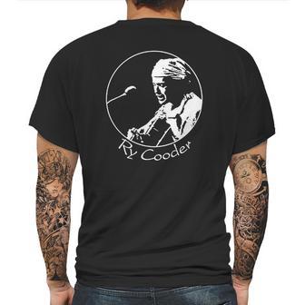 Retro Graphic Ry Cooder Art Mens Back Print T-shirt | Favorety