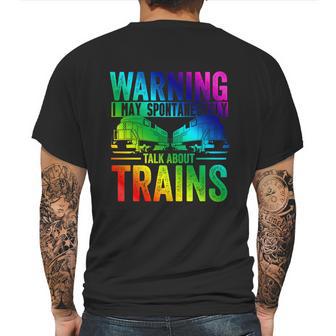 Retro Trains Gift Train Models Trainspotting Trainspotter Gift Graphic Design Printed Casual Daily Basic Mens Back Print T-shirt | Favorety AU