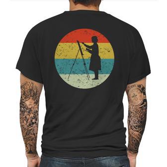 Retro Vintage Artist Mens Back Print T-shirt | Favorety CA