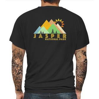 Retro Vintage Jasper National Park Mens Back Print T-shirt | Favorety CA