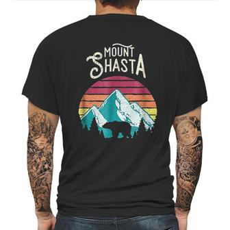 Retro Vintage Mount Shasta California Mountains Bear Mens Back Print T-shirt | Favorety UK