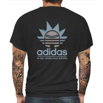 Rick Adidas All Day I Dream About Schwifty Shirt Mens Back Print T-shirt | Favorety AU