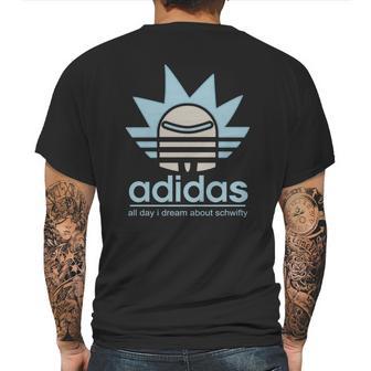 Rick And Morty Adidas Hoodie Mens Back Print T-shirt | Favorety