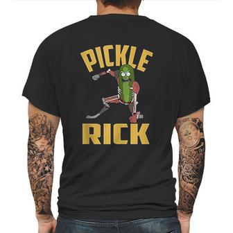 Rick And Morty Pickle Rick Ground Punch Mens Back Print T-shirt | Favorety AU