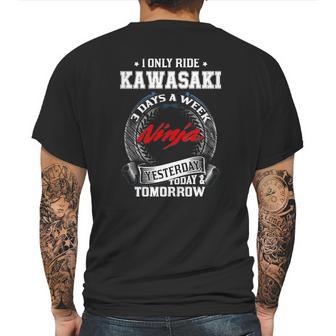 Only Ride Kawasaki Ninjia Mens Back Print T-shirt | Favorety AU