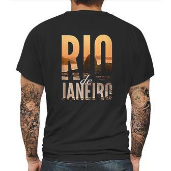 Rio De Janeiro Brazil Brazilian Mens Back Print T-shirt | Favorety UK