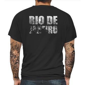 Rio De Janeiro Brazil Cityscape Mens Back Print T-shirt | Favorety UK