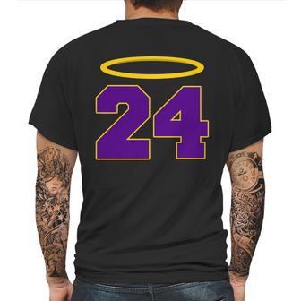 Rip Kobe 24 Halo Angel Tribute Mens Back Print T-shirt | Favorety DE