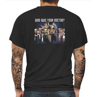 Ripple Junction Doctor Who Who Was Your Doctor Mens Back Print T-shirt | Favorety CA