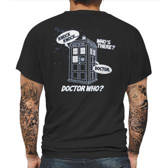 Ripple Junction Doctor Who Knock Mens Back Print T-shirt | Favorety AU