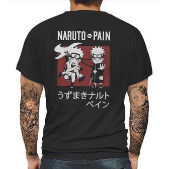 Ripple Junction Naruto Shippuden Naruto Vs Pain Mens Back Print T-shirt | Favorety