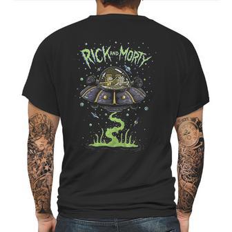 Ripple Junction Rick And Morty Spaceship Dumping Mens Back Print T-shirt | Favorety AU