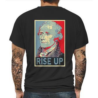 Rise Up Hamilton Vintage Mens Back Print T-shirt | Favorety UK