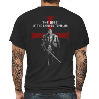 The Rise Of The Knight Templar Mens Back Print T-shirt | Favorety AU