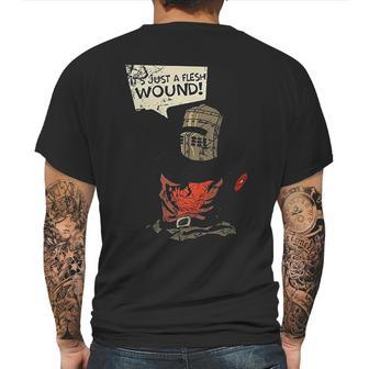 Rivebella New Graphic Its Just A Flesh Wound Mens Back Print T-shirt | Favorety CA