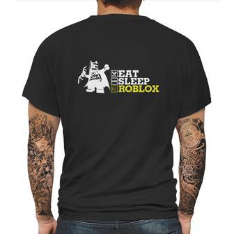 Roblox T Shirt Eat Sleep Roblox Repeat Mens Back Print T-shirt | Favorety UK