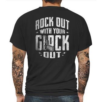 Rock Out With Your Glock Out Mens Back Print T-shirt | Favorety UK