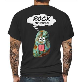 Rock My World Funny Geology Rockhound Rockhounding Mens Back Print T-shirt | Favorety AU