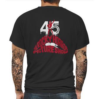 The Rocky Horror Picture Show 45Th Anniversary Red Logo Mens Back Print T-shirt | Favorety