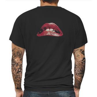 Rocky Horror Picture Show Classic Lips Juniors Sheer Fitted Mens Back Print T-shirt | Favorety UK