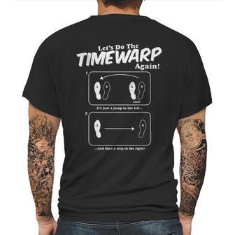 The Rocky Horror Picture Show Time Warp Instructions Mens Back Print T-shirt | Favorety