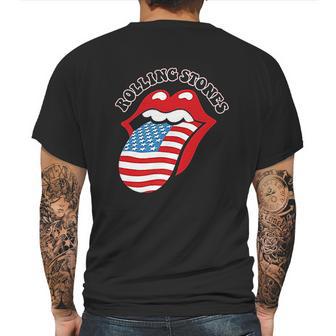 Rolling Stones Usa Tongue Mens Back Print T-shirt | Favorety CA