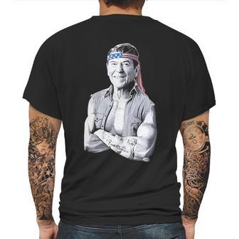 Ronald Reagan American Icon Mens Back Print T-shirt | Favorety AU