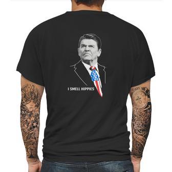 Ronald Reagan I Smell Hippies T-Shirt Mens Back Print T-shirt | Favorety AU