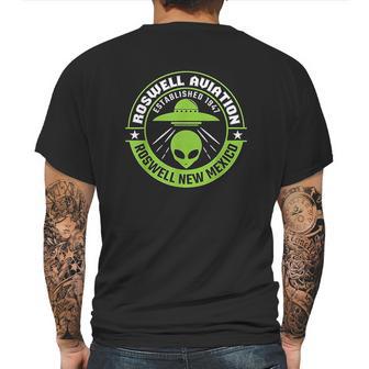 Roswell Aviation Established 1947 Roswell Alien Mens Back Print T-shirt | Favorety CA