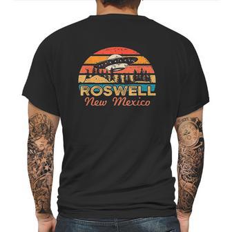 Roswell New Mexico Home Of The Alien Crash Site And Cover Up Mens Back Print T-shirt | Favorety AU