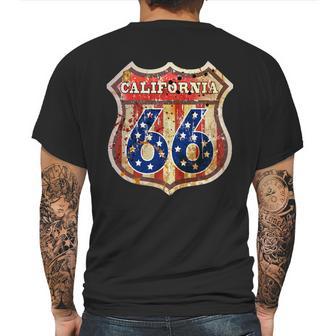 Route 66 California Graphic Design Printed Casual Daily Basic Mens Back Print T-shirt | Favorety CA