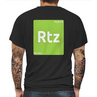 Runtz Hybrid Cannabis Strain Periodic Table Mens Back Print T-shirt | Favorety