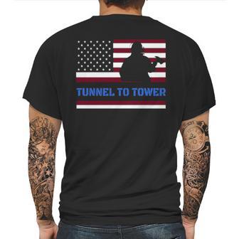 Rush Tunnel To Tower Vintage Firefighter Gift V2 Mens Back Print T-shirt | Favorety DE