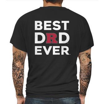 Rutgers Scarlet Knights_Best Dad Ever Mens Back Print T-shirt | Favorety AU