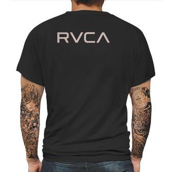 Rvca Mens Red Stitch Graphic Crew Mens Back Print T-shirt | Favorety DE