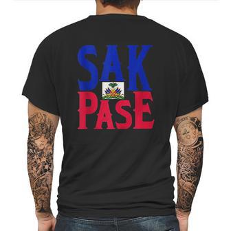 Sak Pase Art Cute Haitian Creole Pride Mens Back Print T-shirt | Favorety AU