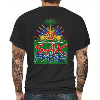 Sak Pase Cute Haitian Creole Pride Mens Back Print T-shirt | Favorety UK